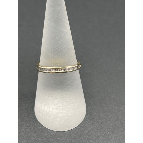 Ladies 14ct Yellow Gold Diamond Ring (Pre-Owned)