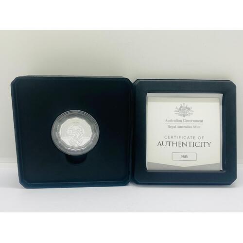 2022 Platinum Jubilee of Queen Elizabeth II 50 Cent Silver Proof Coin