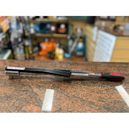 Sidchrome 1/2 Inch Drive Precision Torque Wrench 26923 with Red Case