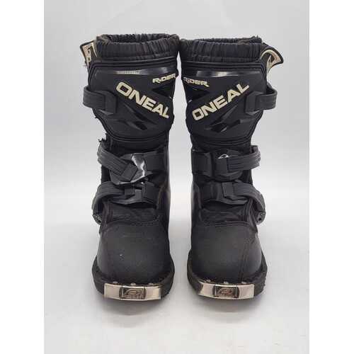 O'Neal Rider Youth Kids Offroad Motocross Dirt Boots Black Size K11-30EUR