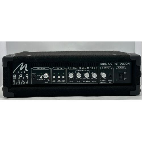 Genz-Benz ML200 Bass Head Dual Output Design Musical Equipment 240V Black
