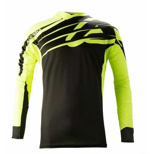 Acerbis X Gear Motocross Riding Jacket Yellow Fluo Black Medium Lightweight