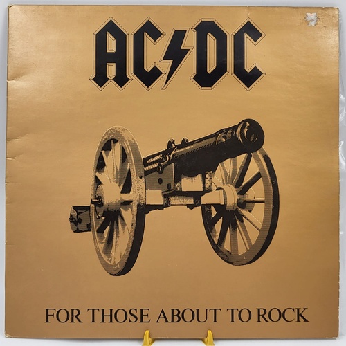 AC/DC For Those About To Rock 1981 Albert AU 1st Press Embossed Outer Sleeve
