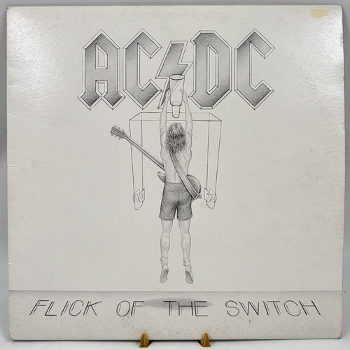 AC/DC Flick Of The Switch LP 1983 Australian First Press with Embossed Sleeve