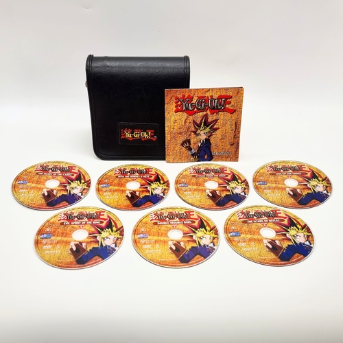 Yu-Gi-Oh! Season 1 15 DVD Set with Booklet and Black Logo Carrying Bag