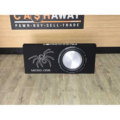 Soundstream MICRO-13SB 13 Inch Shallow Mount Subwoofer 1000W Max 350W RMS