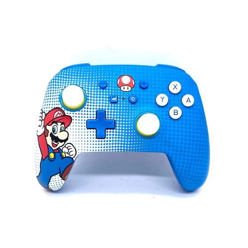 PowerA Enhanced Controller Nintendo Switch Mario Pop Art Edition Blue