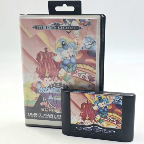 Wonder Boy III Monster Lair Sega Mega Drive Game PAL No Manual No Original Cover Art