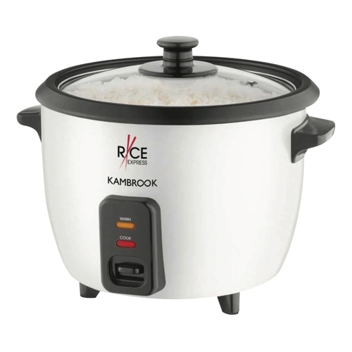 Kambrook Rice Express 5-Cup Rice Cooker KRC150WHT Non-Stick White 240V