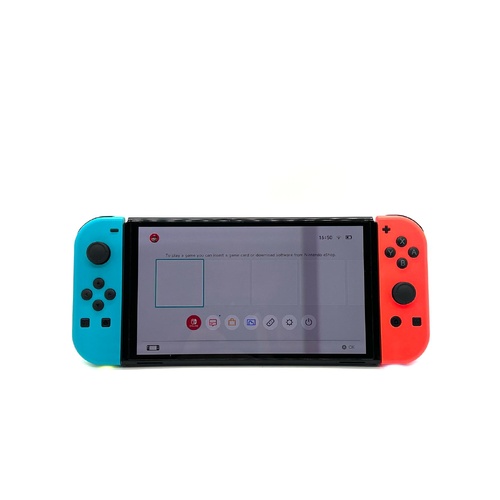 Nintendo Switch OLED Model Handheld Console Neon Blue Neon Red Joy-Con with Dock