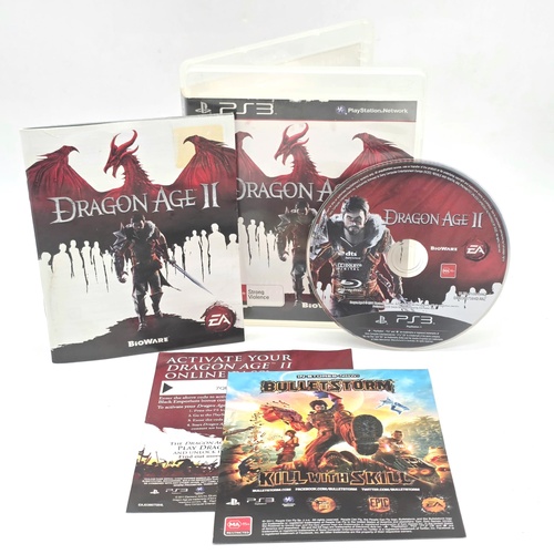 Dragon Age II PS3 PlayStation 3 RPG Game EA BioWare BLES-01084