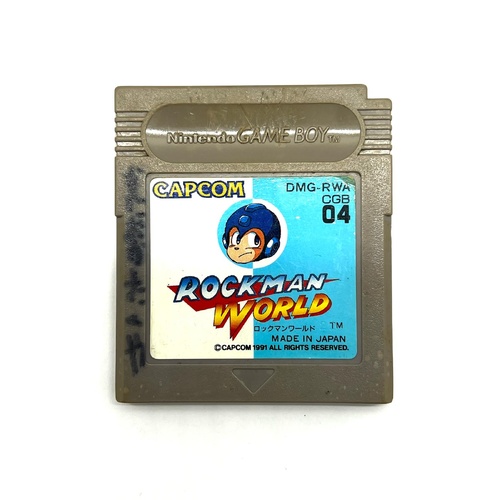 Nintendo Game Boy Color Rockman World Video Game Cartridge