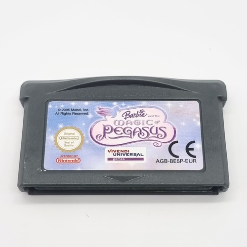 Barbie Magic of Pegasus Nintendo Game Boy Advance GBA Game Cartridge