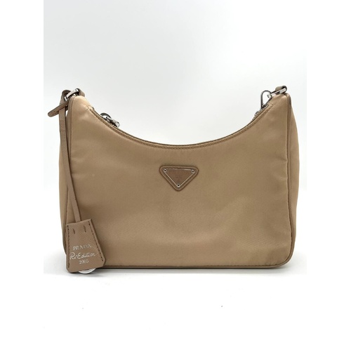 Prada Milano Re-Edition 2005 Nylon Mini Shoulder Bag with Coin Bag and Strap