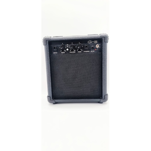 G-5 Battery Operated Guitar Amplifier Black No Charge Lead