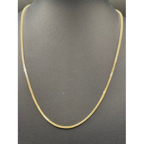 Unisex 18ct Yellow Gold Palma Link Necklace