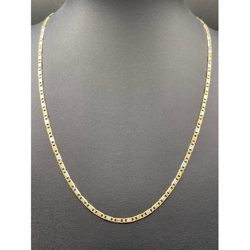 Ladies 18ct Yellow Gold Mariner Link Necklace