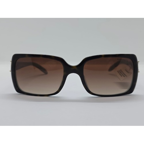 Tiffany & Co. TF4047B Black On Tiffany Blue Grey Gradient Ladies Sunglasses
