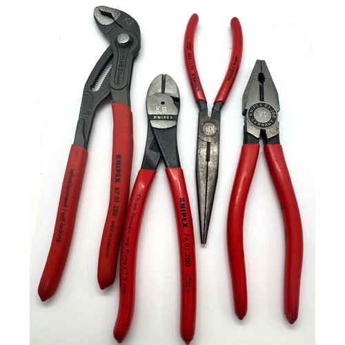 Knipex 4 Piece KBP100 Plier Tool Set