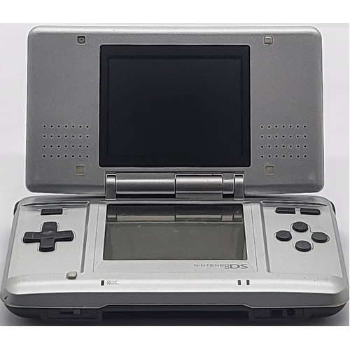 Nintendo DS Silver Handheld Game Console with Dual Screens UNTESTED