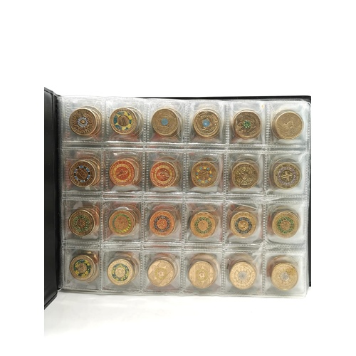 Book Coin Collection of $2 and $1 Coins 96 Pieces Coins