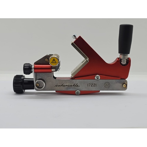 Intercable 17221 Cable Stripper for Vulcanized Wires in Red Case
