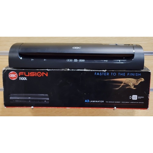 GBC Fusion 1100L A3 Laminator and Trimmer Black