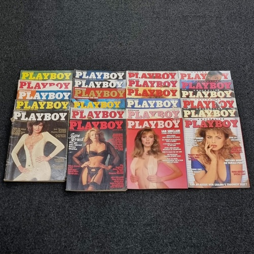 Vintage Australian Playboy Magazine Lot 1979-1989 Pop Culture Time Capsule