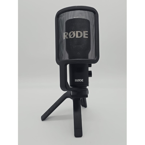 Rode NT-USB Condenser Studio Quality USB Microphone with Pop Filter for PC