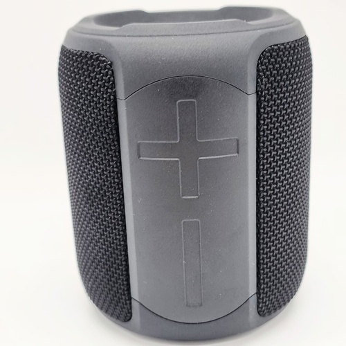 Wave Portable Speaker Amped Series Small 3S-2448 Bluetooth IPX7 LED Black