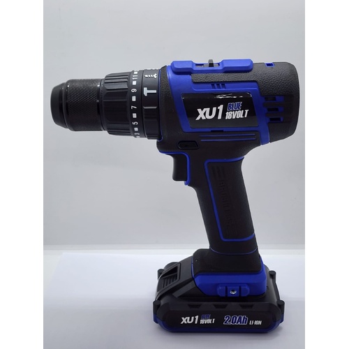 XU1 Blue 18Volt XLBDHS-180 Brushless Hammer Drill with Battery and Charger