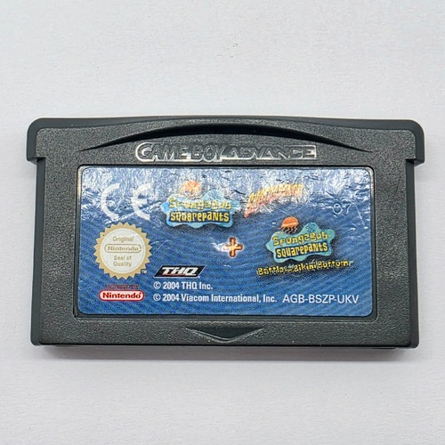 SpongeBob SquarePants SuperSponge + Battle for Bikini Bottom Game Boy Advance