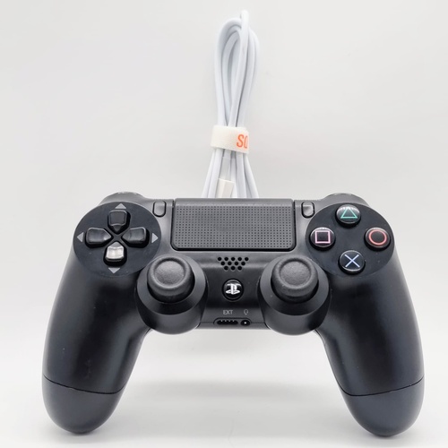 Sony PlayStation PS4 DualShock 4 Wireless Controller Black CUH-ZCT2E with Cable