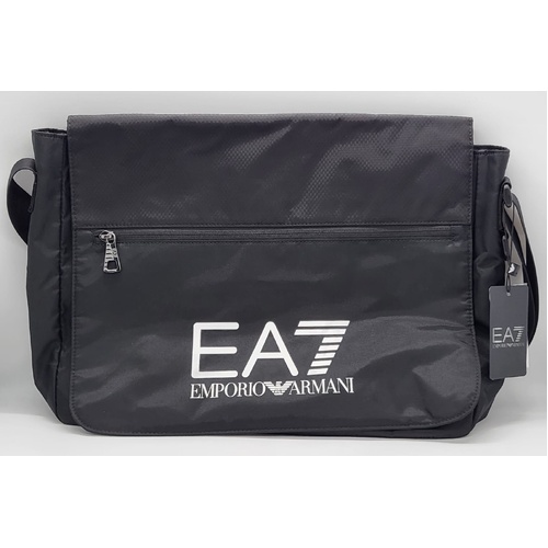 EA7 Emporio Armani Train Prime Messenger Bag 275660 CC731 00020 Black