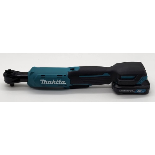 Makita WR100DWA Cordless Ratchet Wrench with 2.0Ah Battery and Charger