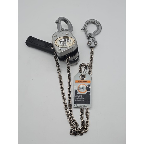 Kito LX003 Lever Block 0.25T with 1 Meter Chain Length