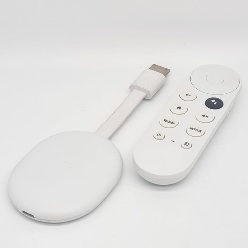 Google Chromecast 4th Generation GZRNL with Google TV 4K Voice Remote