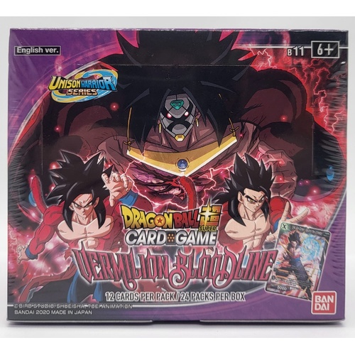 Dragon Ball Super TCG Vermilion Bloodline 1st Edition Booster Box UNISON