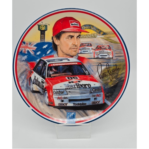 Bradford Exchange Peter Brock Plate One Two & Out in Style King of the Mountain
