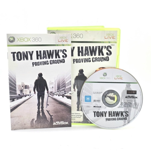 Tony Hawks Proving Ground Xbox 360 Game Activision Skateboarding PAL