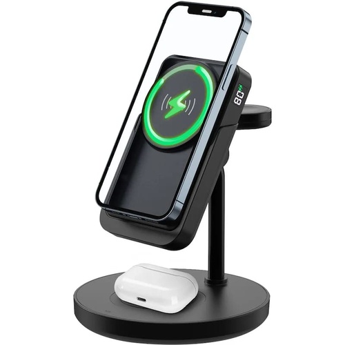EKO 5 in 1 Wireless Charging Station with Detachable Wireless Power Bank