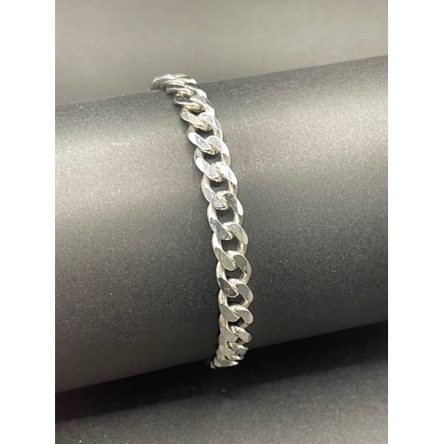 Mens 925 Sterling Silver Curb Link Bracelet