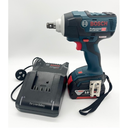 Bosch GDS 18V-300 Cordless Impact Wrench with 4.0Ah Battery and Charger