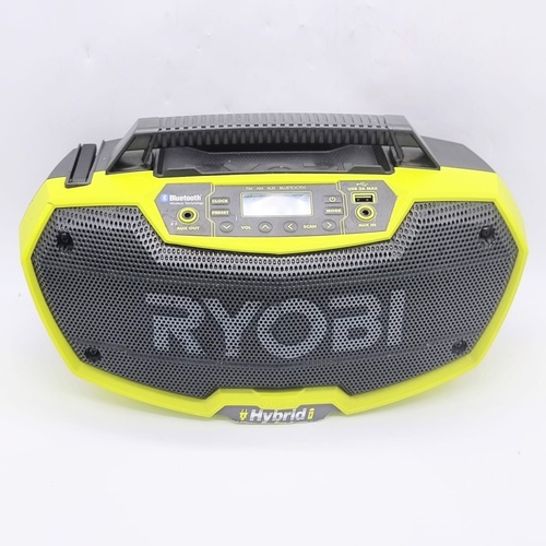 Ryobi 18V ONE+ Hybrid 2 Speaker Radio with Bluetooth R18HR Skin Only