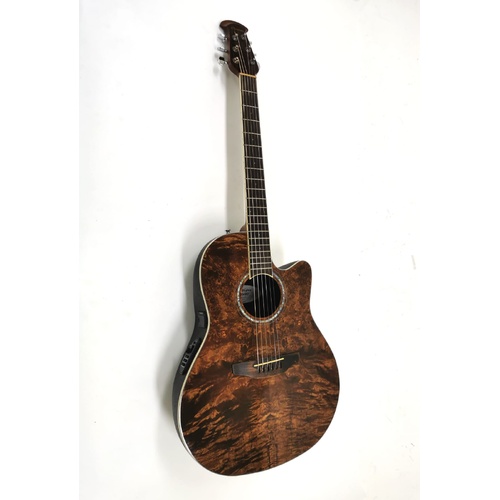 Ovation Celebrity Mid Bowl Semi Acoustic Guitar CS-24P-NBM in Original Hard Case