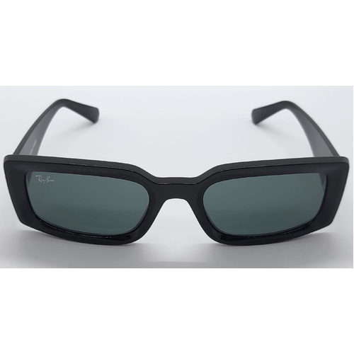 Ray-Ban Kiliane Bio Based RB4395 6677/71 54-21 Black Ladies Sunglasses