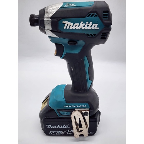 Makita DTD153 18V LXT Cordless Brushless Impact Driver with 5.0Ah Battery