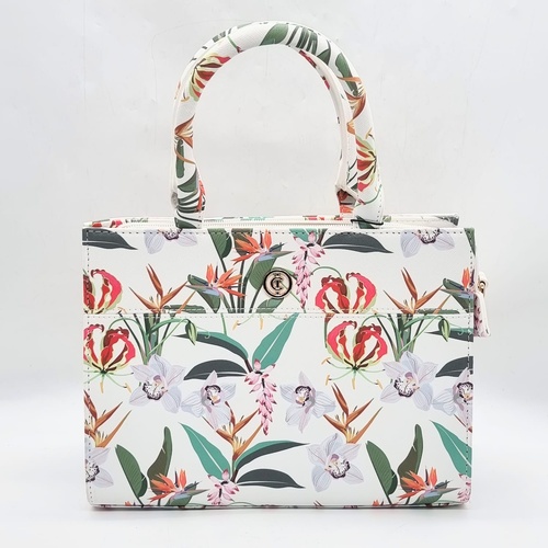 Colette by Colette Hayman Floral Handbag with Removable and Adjustable Strap
