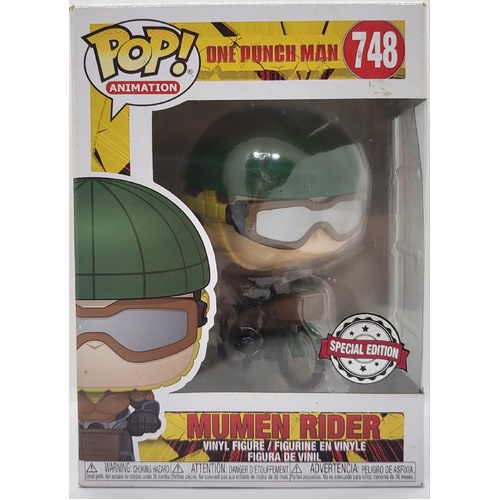 Funko Pop! Animation One Punch Mumen Rider 748 Special Edition Vinyl Figure