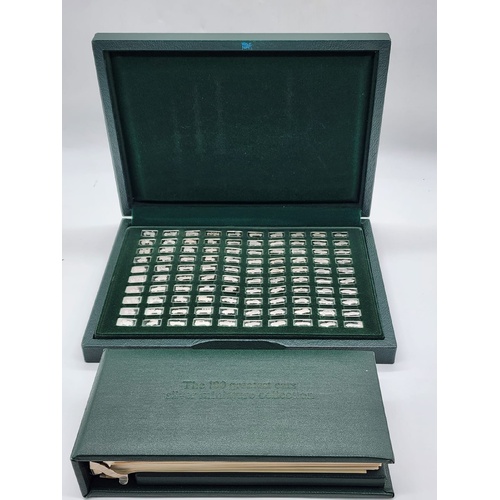 Franklin Mint Stokes Australia The 100 Greatest Cars Silver Miniature Collection